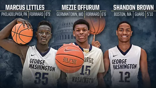 Littles, Offurum and Brown will join GW for the 2018-19 season