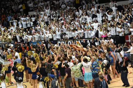 A sold-out Smith Center provided all the energy GW needed to defeat No. 6 Virginia two years ago