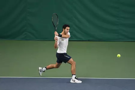 Men's Tennis Action Shot