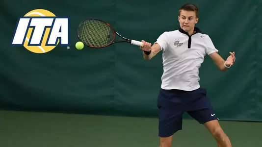 Men's Tennis Action Shot