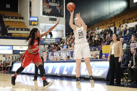 Women's Basketball Action Shot