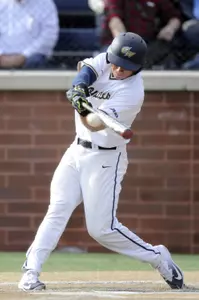 Andrew Selby hit a two-run home run in the second inning as the Colonials rolled to a 10-2 win over Massachusetts on Friday.