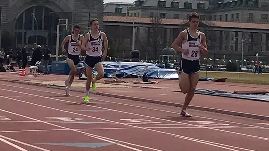 Men's Track and Field Action Shot