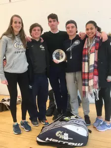 Squash team photo