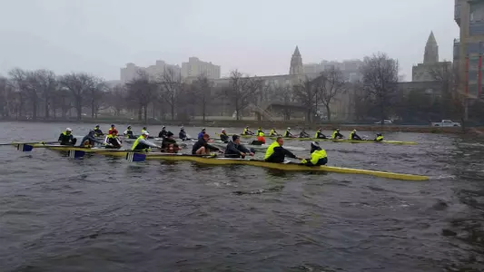 Rowing Action Shot