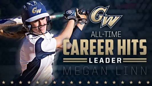 Megan Linn All-Time Career Hits Leader Graphic