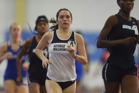 Women's Track and Field Action Shot