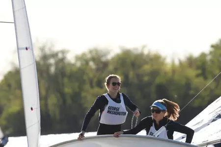 Miranda Bakos and Belle Strachan will sail in A Division