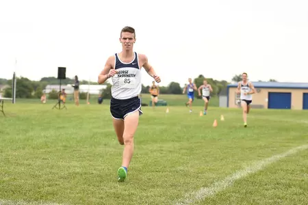 Graduate student Matt Lange was GW's top finisher of the day for the second straight meet after placing fourth overall on Friday.