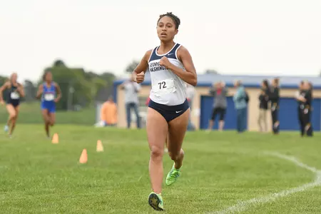 Madison Yerke was one of two Colonial harriers to place in the top-10 on Friday night in Williamsburg, Va.