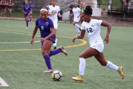 Alexis Williams scored her first career goal against American.