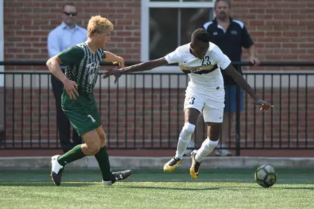 Jordan Saint-Louis and the Colonials fell to William & Mary on Tuesday.