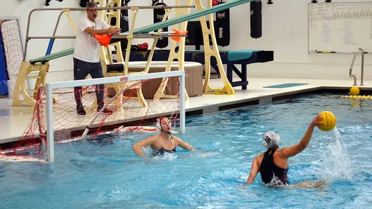 GW head coach Barry King watches a drill during Wednesday's practice.