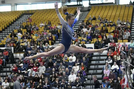 Brooke Bray scored a season-high 9.750 on beam at West Virginia.