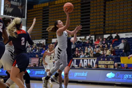 Mei-Lyn Bautista hit four three pointers on the way to a career-high 22 points and added six assists in GW's 60-45 win over La Salle on Thursday.