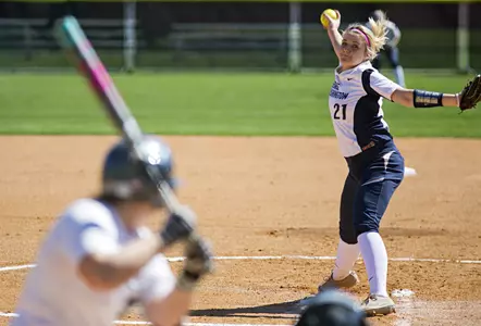 Sarah Costlow is already GW's all-time leader with 40 career wins.