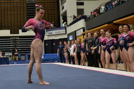Cami Drouin-Allaire posted a career-high 9.950 on floor exercise.