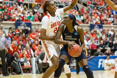 Neila Luma finished with 12 points and seven rebounds in Saturday's NCAA Tournament First Round