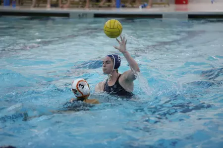 Scarlett Hallahan became GW's all-time points leader Saturday.