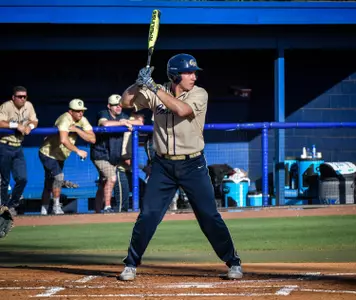Brandon Chapman's two-run home run provided key insurance runs as GW beat VMI, 4-2, on Sunday.