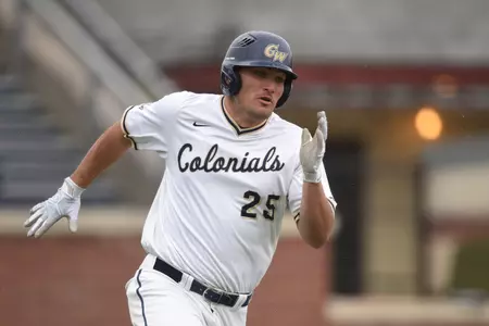 Dominic D'Alessandro combined to go 6-for-11 with one home run, one double, two runs and four RBI across GW's doubleheader split with Dayton on Saturday.