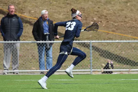 Jocelyn Donohue’s first goal of the game marked her 100th career point.