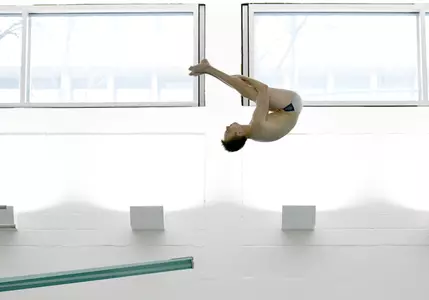 Peter Nachtwey finished 28th on the 3-meter board Monday.