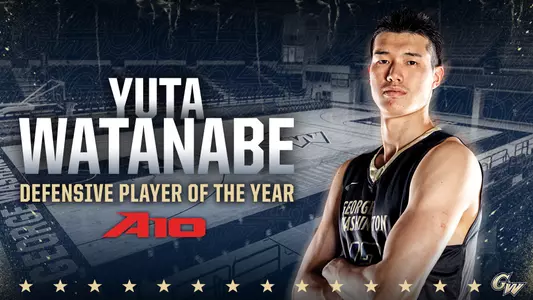 Watanabe is the first player in school history to be named A-10 Defensive Player of the Year
