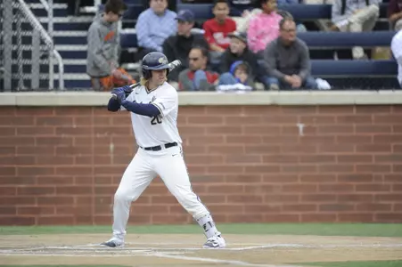 Senior Robbie Metz homered and drove in a career-high four runs in GW's 12-6 win over Delaware State on Wednesday.