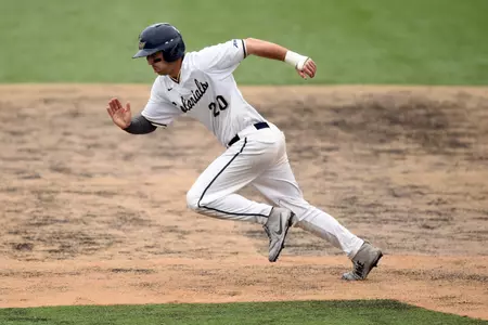 Robbie Metz doubled twice and drove in two runs while scoring twice in GW's 17-2 rout of Dayton on Sunday.