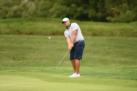 Vince Palazzolo is tied for sixth after the first round of the A-10 Championship