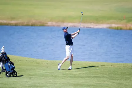 Logan Lowe carded the low round of the day for GW with a 74