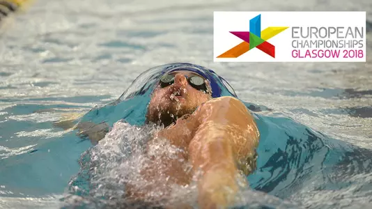 Recent GW graduate Gustav Hokfelt is competing at the European Aquatics Championships this week.
