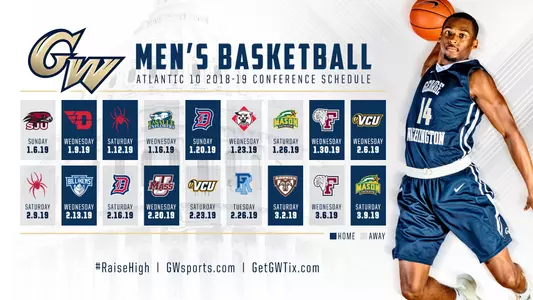 2018-19 Men's Basketball A-10 Schedule