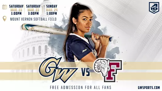 GW vs. Fordham Softball