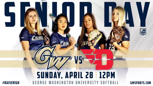 GW Softball Senior Day