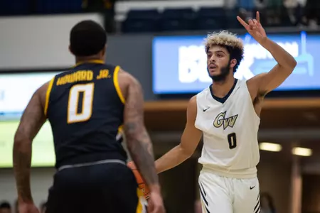 Scenes from the George Washington University men's basketball team facing Towson University during a home game, Wednesday, Dec. 5, 2018, at the Charles E. Smith center.