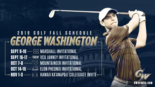 Fall 2019 Golf Schedule