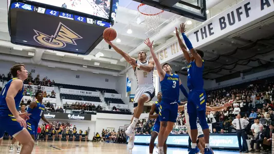 Armel Potter drives the lane