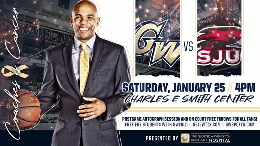 GW hosts Saint Joseph's on Saturday