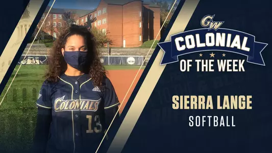 GRAPHIC: Colonial of the Week: Sierra Lange of Softball
