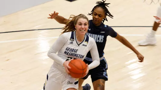 Maddie Loder drives to the basket