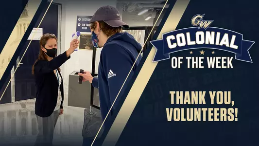 GRAPHIC: Colonial of the Week: Fall Semester Volunteers