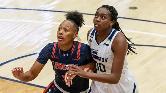 Neila Luma goes for a rebound against Lincoln