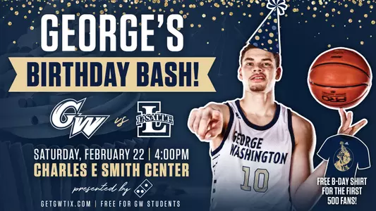 Graphic: Men's Basketball Hosts La Salle on Saturday