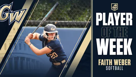 GRAPHIC: Faith Weber A-10 Player of the Week