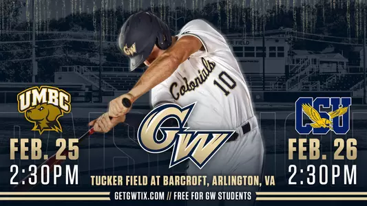 Baseball Feb. 25 vs UMBC and Feb. 26 vs Coppin State
