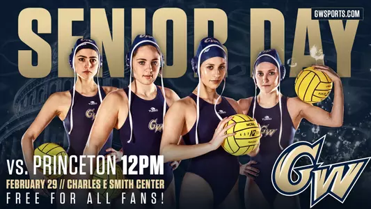 GRAPHIC: GW women's water polo Senior Day