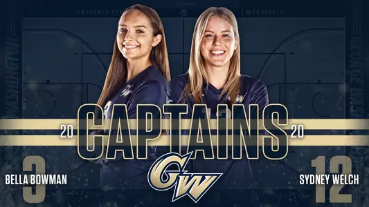 Volleyball Captains Sydney Welch and Bella Bowman