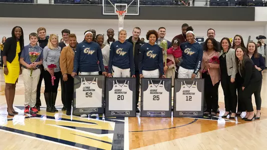 GW women's basketball honors its seniors